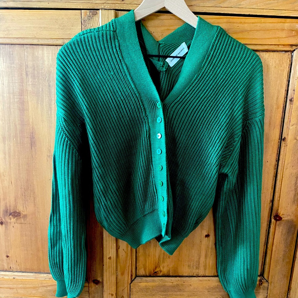 Goodnight Macaroon Green Cardigan